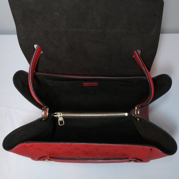 Louis Vuitton Red Monogram Trocadero Empreinte Leather Bag - Picture 11 of 11